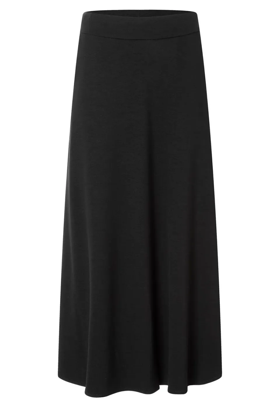 Ana Alcazar Sitana gonna midi nera jersey tasche