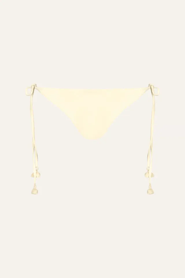 Johanna Ortiz Sagrado Slip bikini nero vita bassa lacci