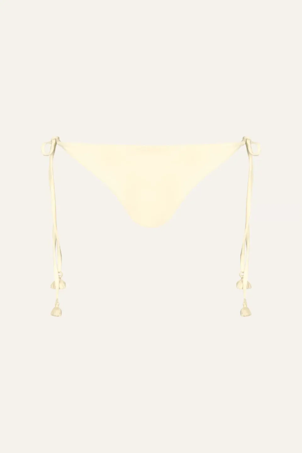 Johanna Ortiz Sagrado Slip bikini nero vita bassa lacci