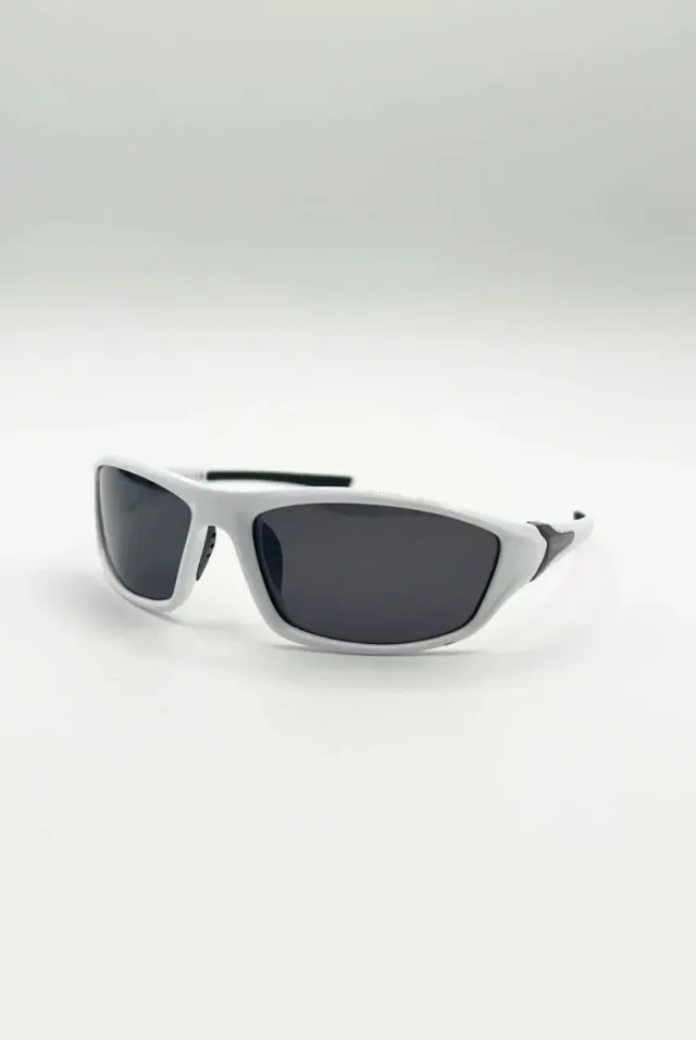 SVNX Outdoor Racer occhiali da sole bianco UV400