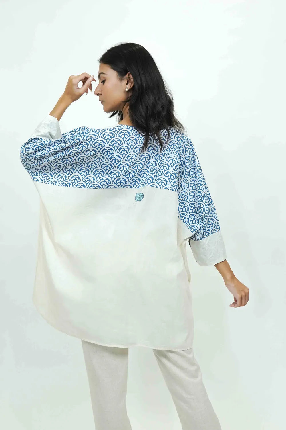 Our Dve S0020 top bianco cotone taglia unica