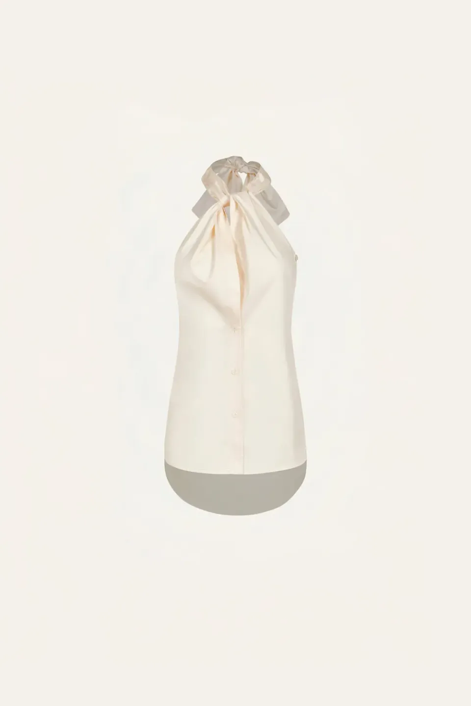 Johanna Ortiz Modern Inner Balance camicia ecru fiocco