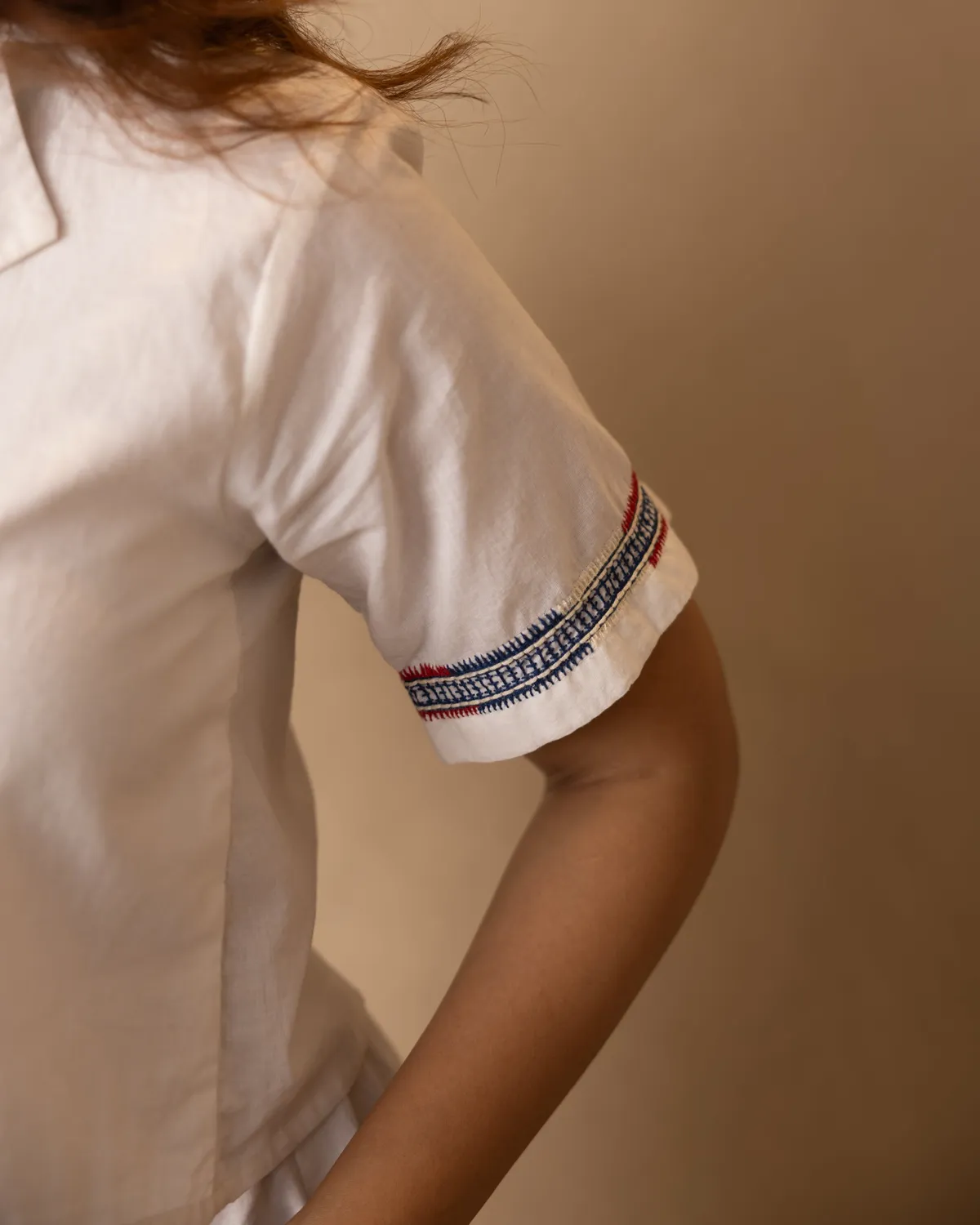 Our Dve Harbor completo top gonna beige in cotone