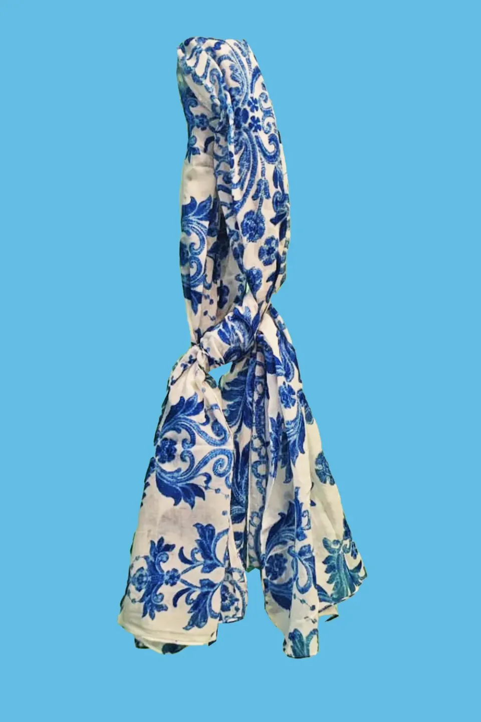 Antica Sartoria DV3020 foulard cotone giallo maioliche