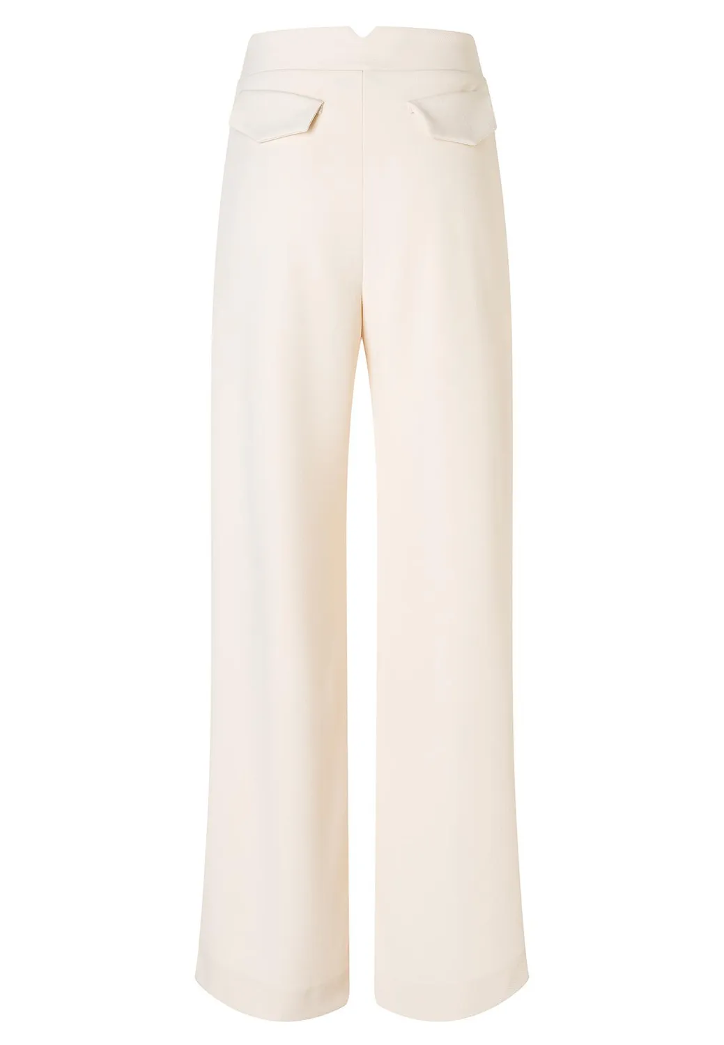 Ana Alcazar Adyne pantaloni Marlene panna palazzo
