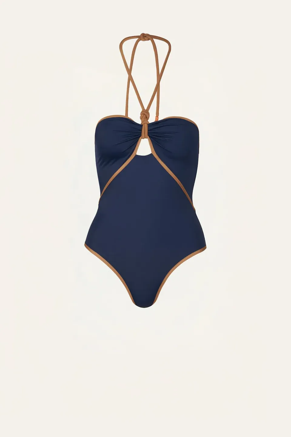 Johanna Ortiz Salt And Saddle Costume Intero Blu Halter