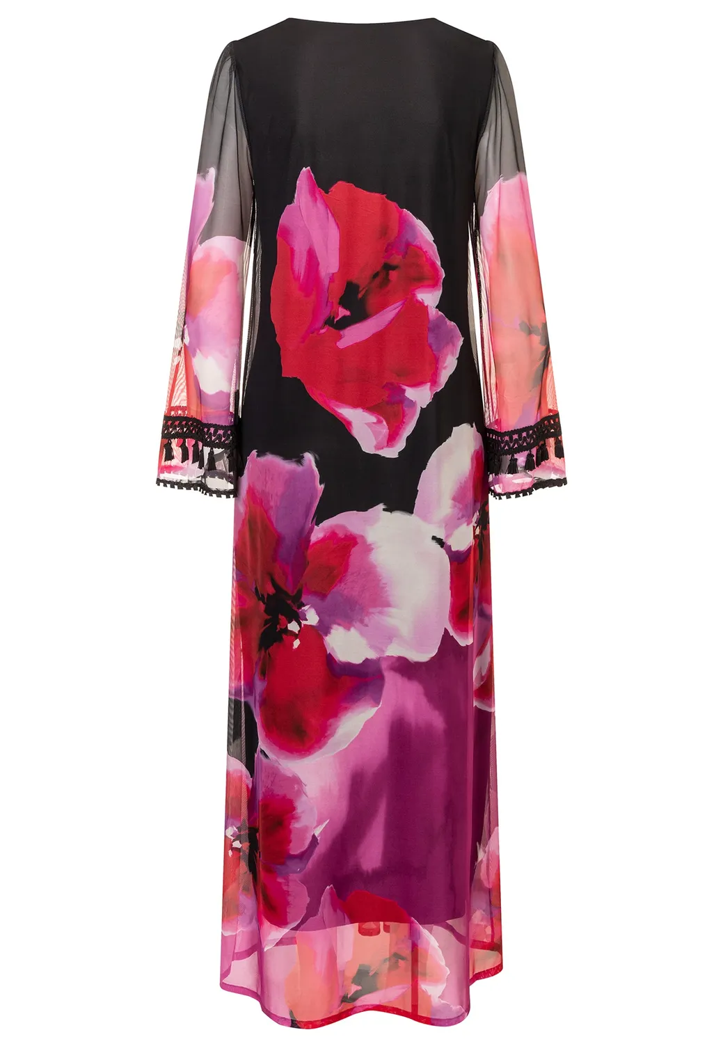 Ana Alcazar Delva abito caftano maxi rosa