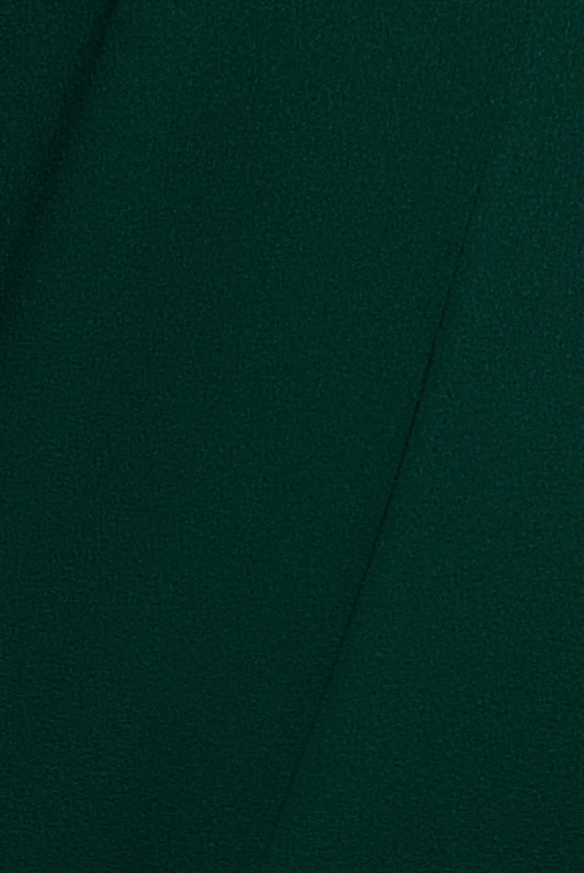 Goddiva One Shoulder tuta jumpsuit verde smeraldo scuba
