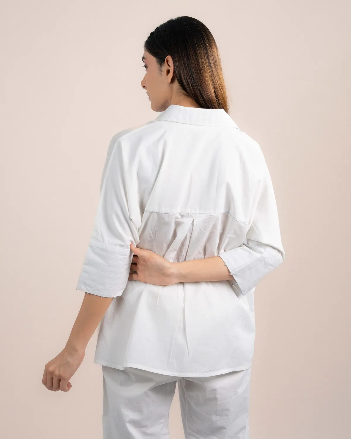 Our Dve Dova Shirt camicia bianca cotone