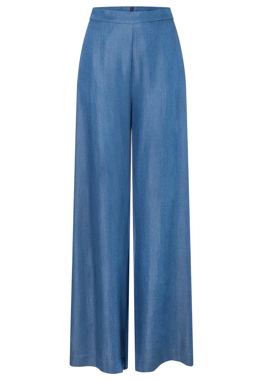 Ana Alcazar Doena pantaloni palazzo denim estivi fluidi