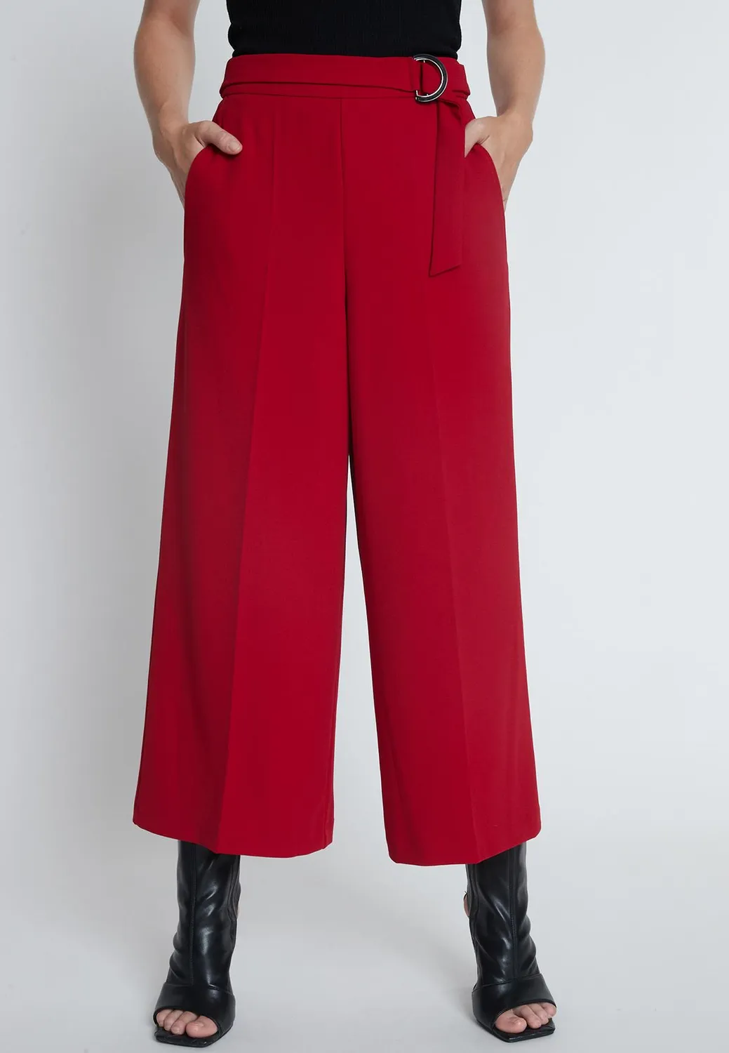 Ana Alcazar Mefira culotte rossa 7/8