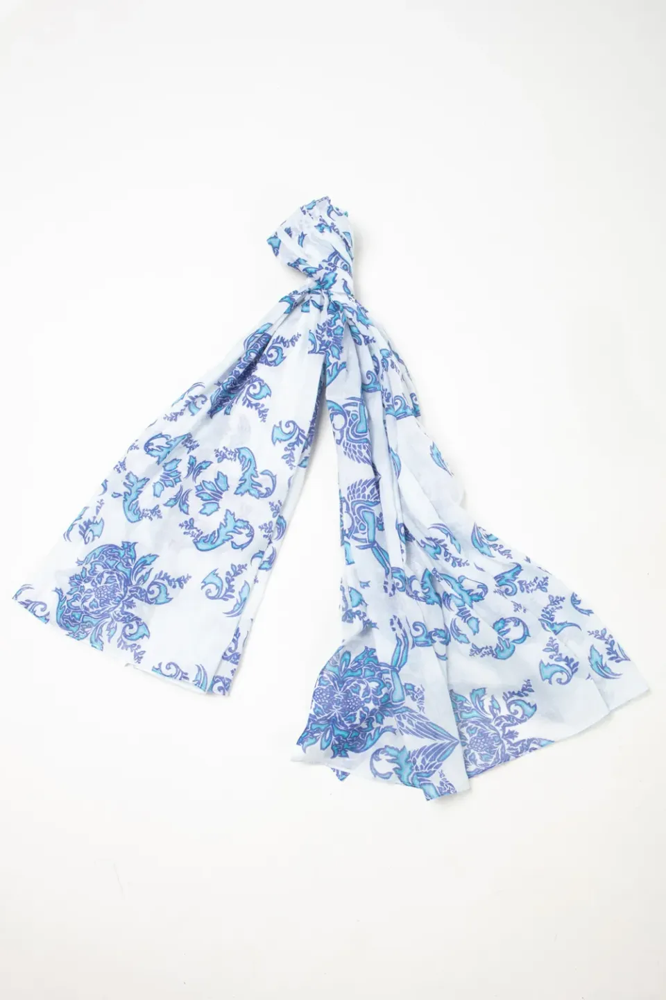 Antica Sartoria Everywhere ER015 foulard blu in cotone