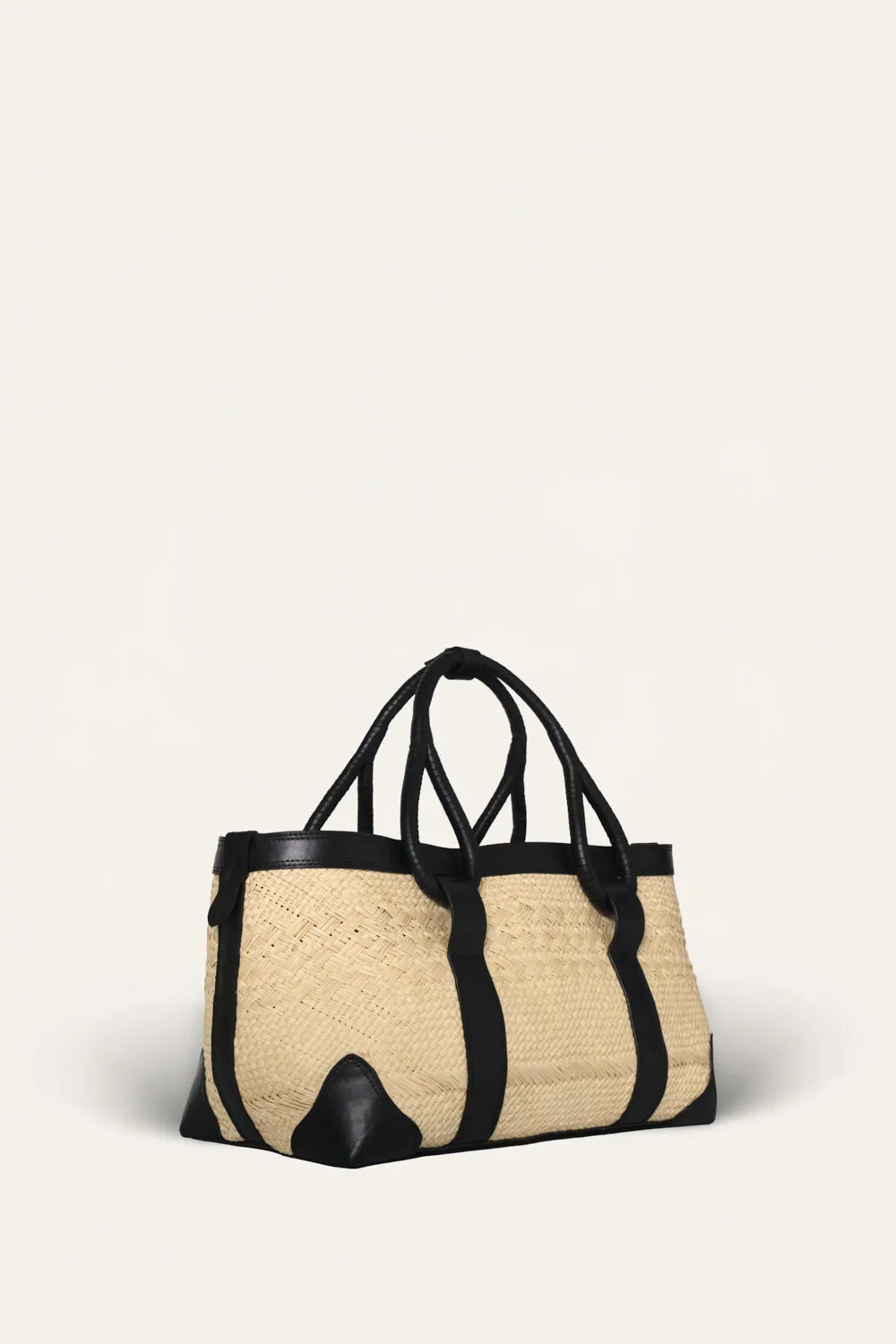 Johanna Ortiz Ranch Legacy borsa tote ecru/black unica