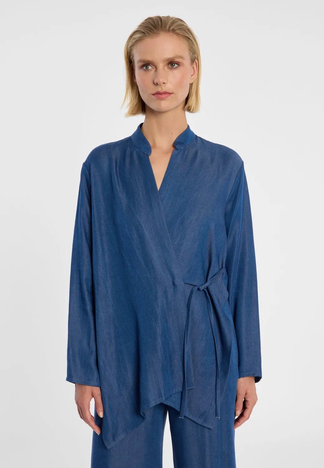 Ana Alcazar Douta camicia kimono denim estiva