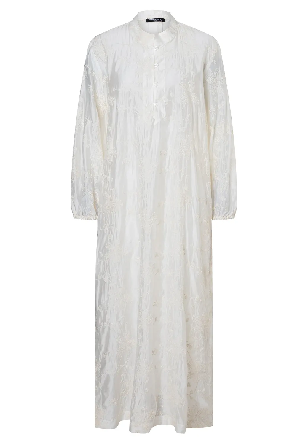 Ana Alcazar Dorenao caftano maxi bianco lyocell