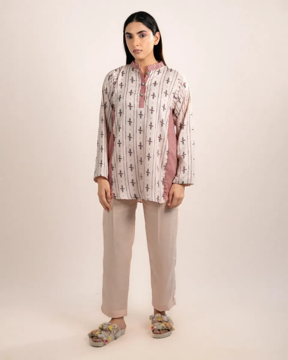Our Dve Zuri camicia modal fantasia mistica