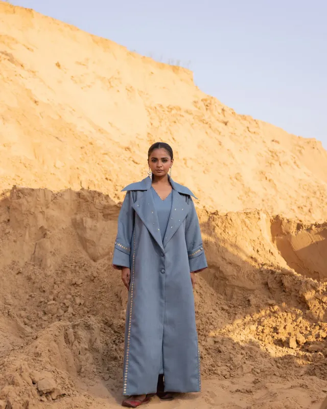 Our Dve Kosha trench Normandy cotone 137 cm