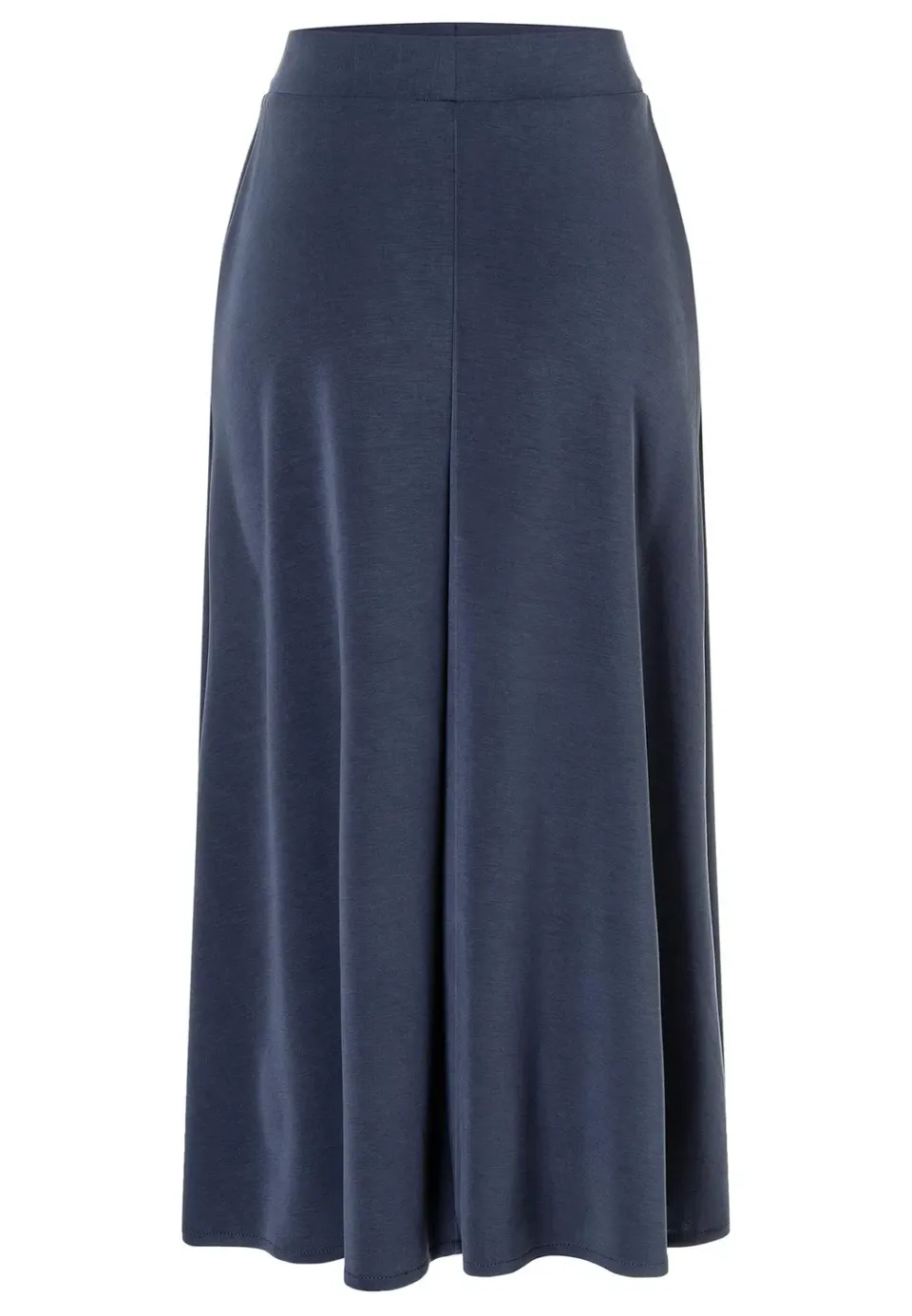 Ana Alcazar Sekani gonna midi jersey blu scuro