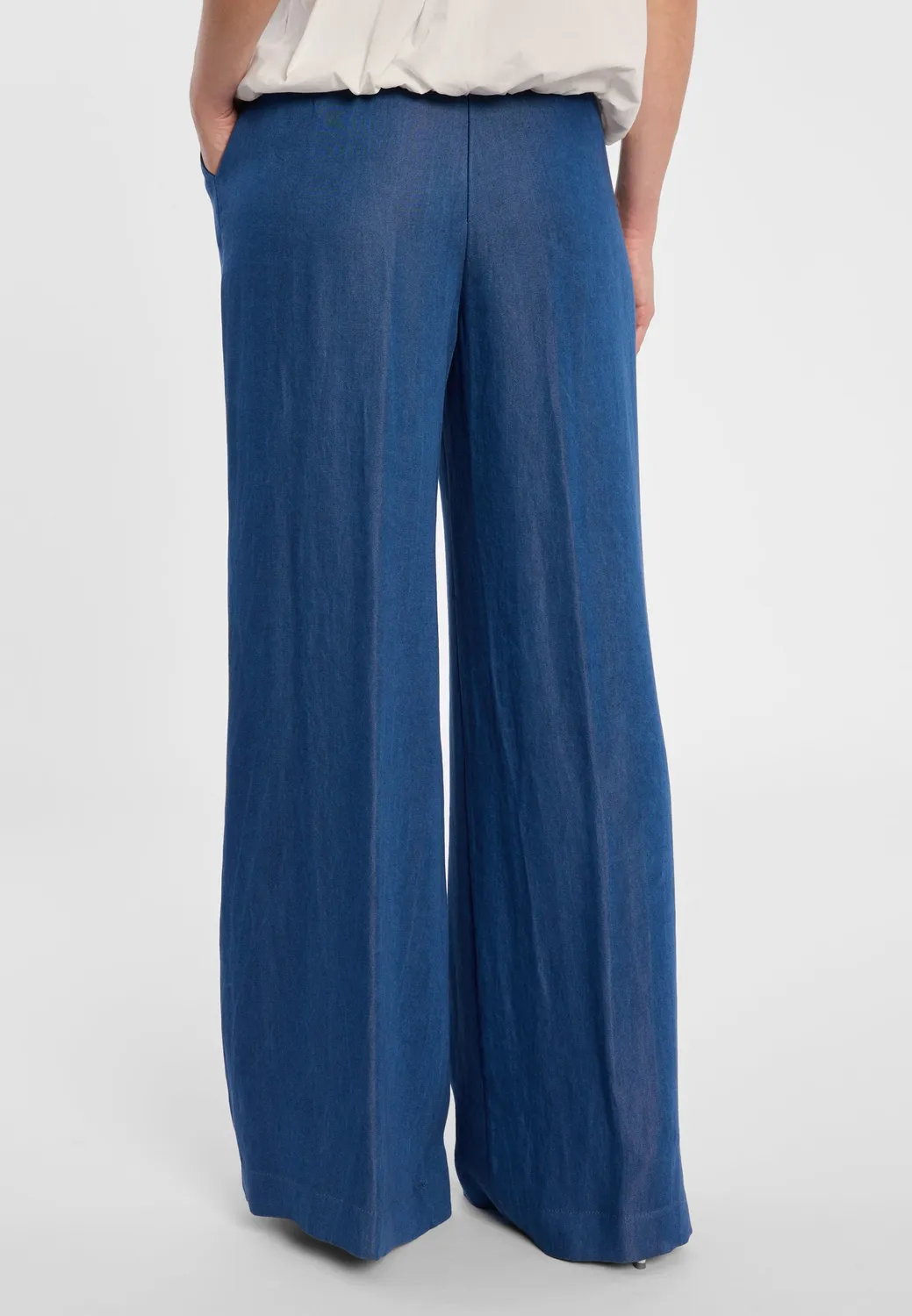 Ana Alcazar Doena pantaloni palazzo denim estivi fluidi