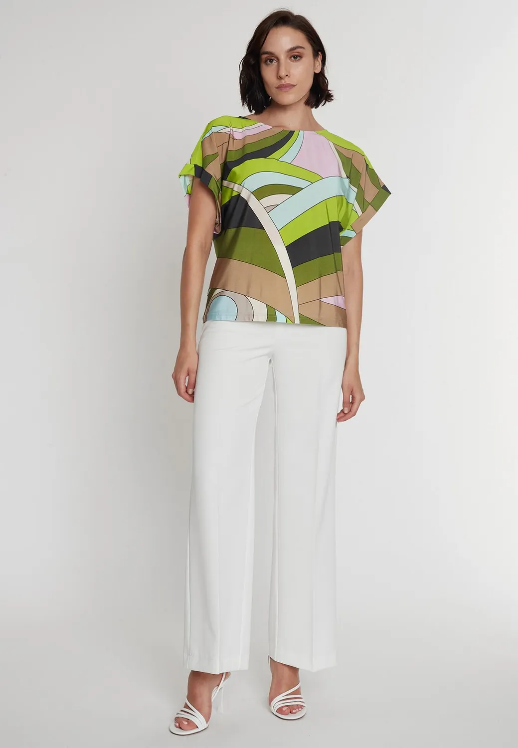 Ana Alcazar Pirwea top fantasia multicolor