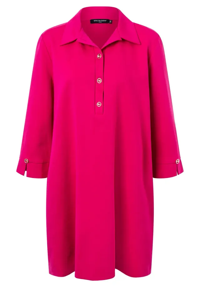 Ana Alcazar Isona chemisier rosa asimmetrico