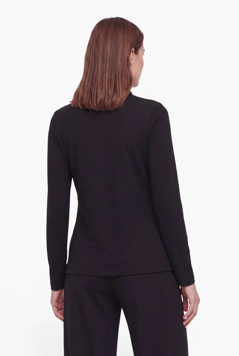 Ana Alcazar Ebany top fiocco organza nero