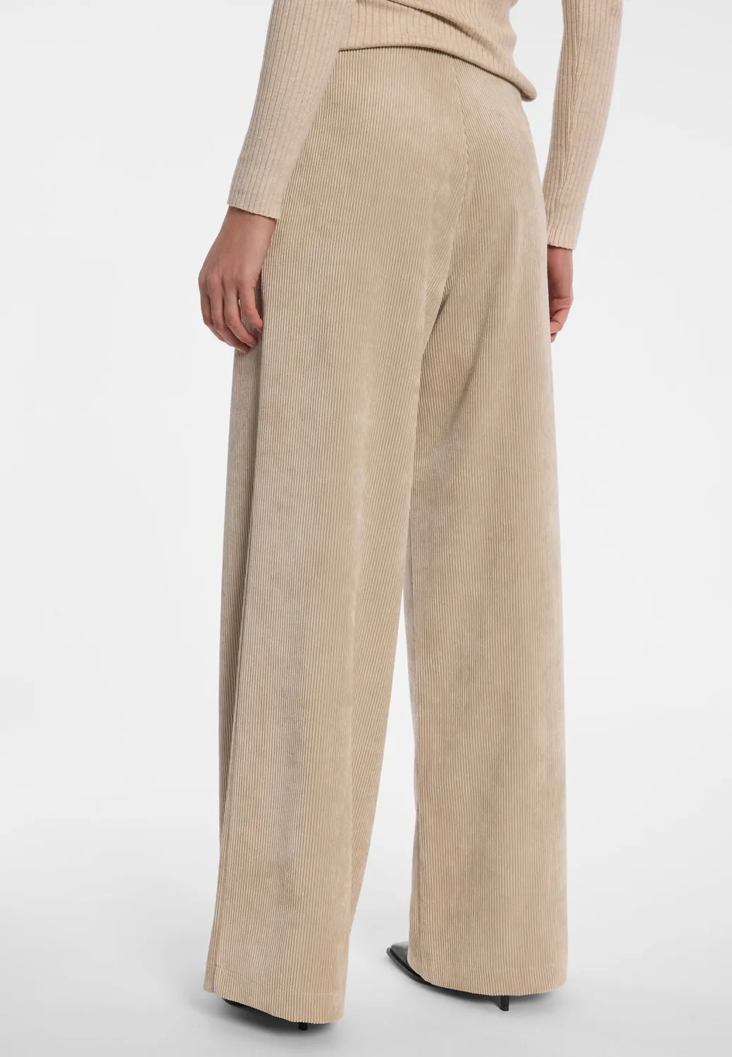 Ana Alcazar Enliri pantaloni beige velluto