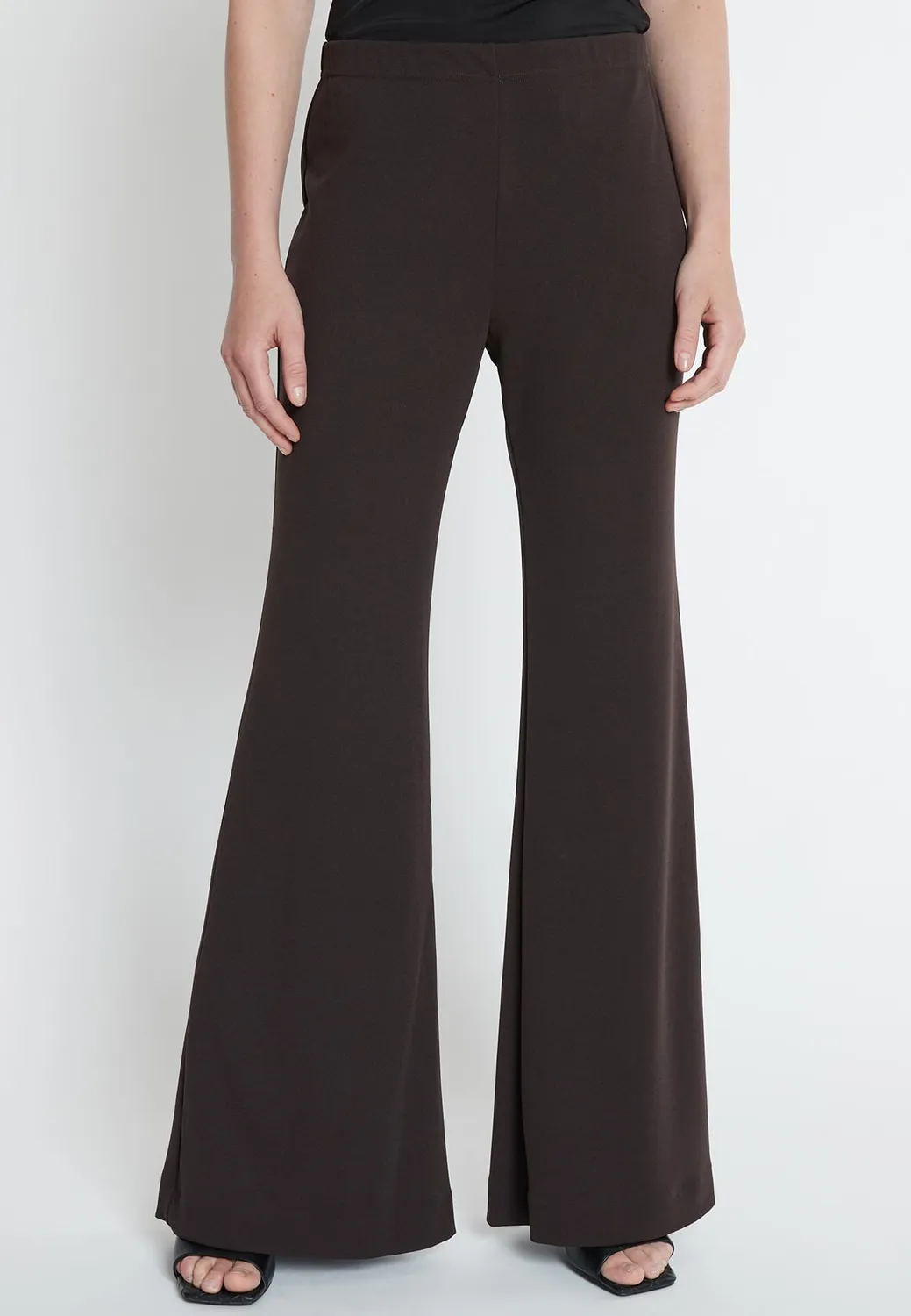 Ana Alcazar Haroni pantaloni zampa marroni