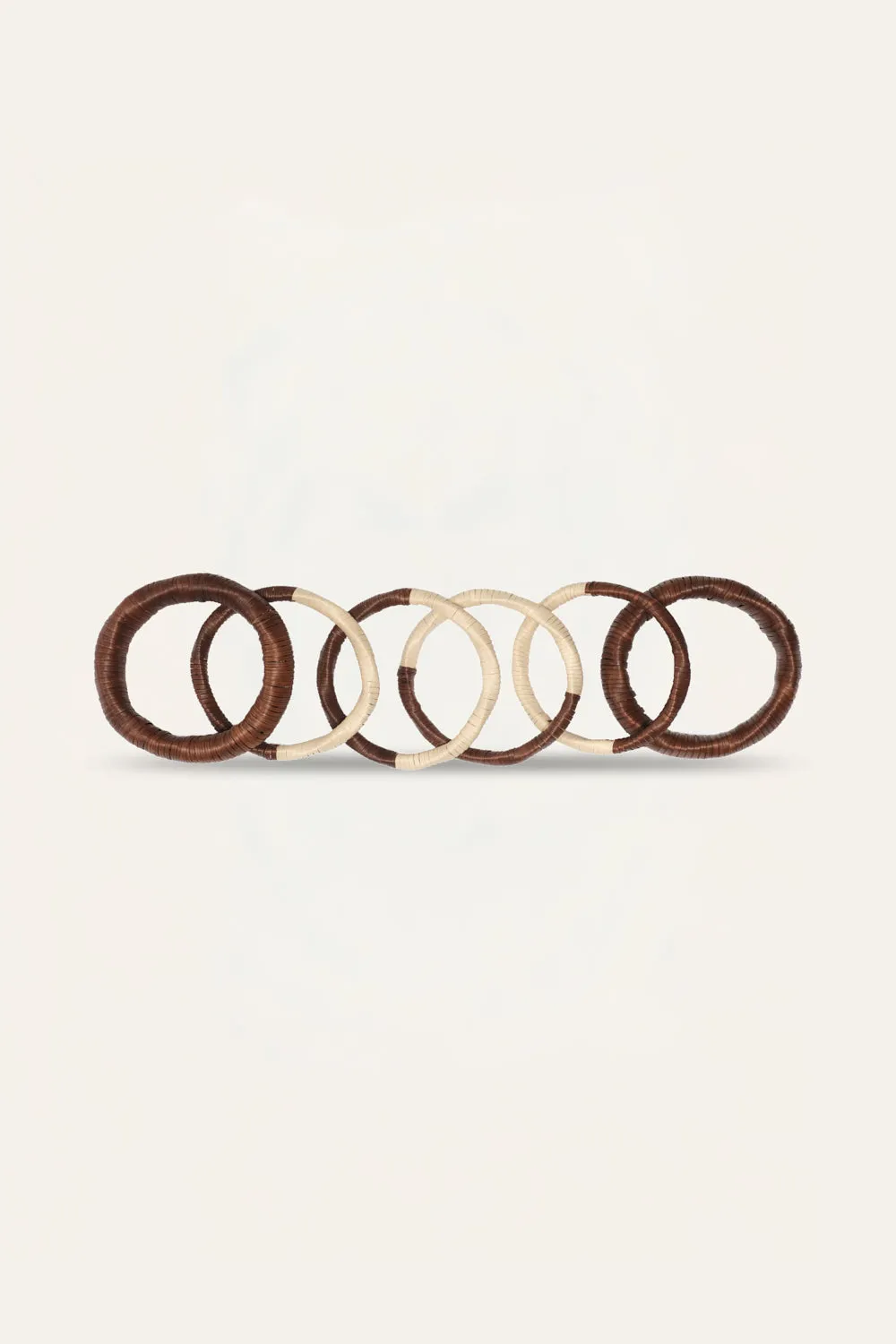 Johanna Ortiz Free Galloper Bangles bracciali bejuco marrone