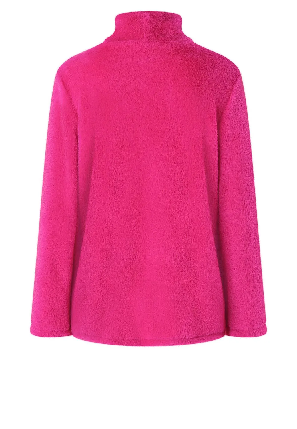 Ana Alcazar Mabely maglione rosa collo alto morbido