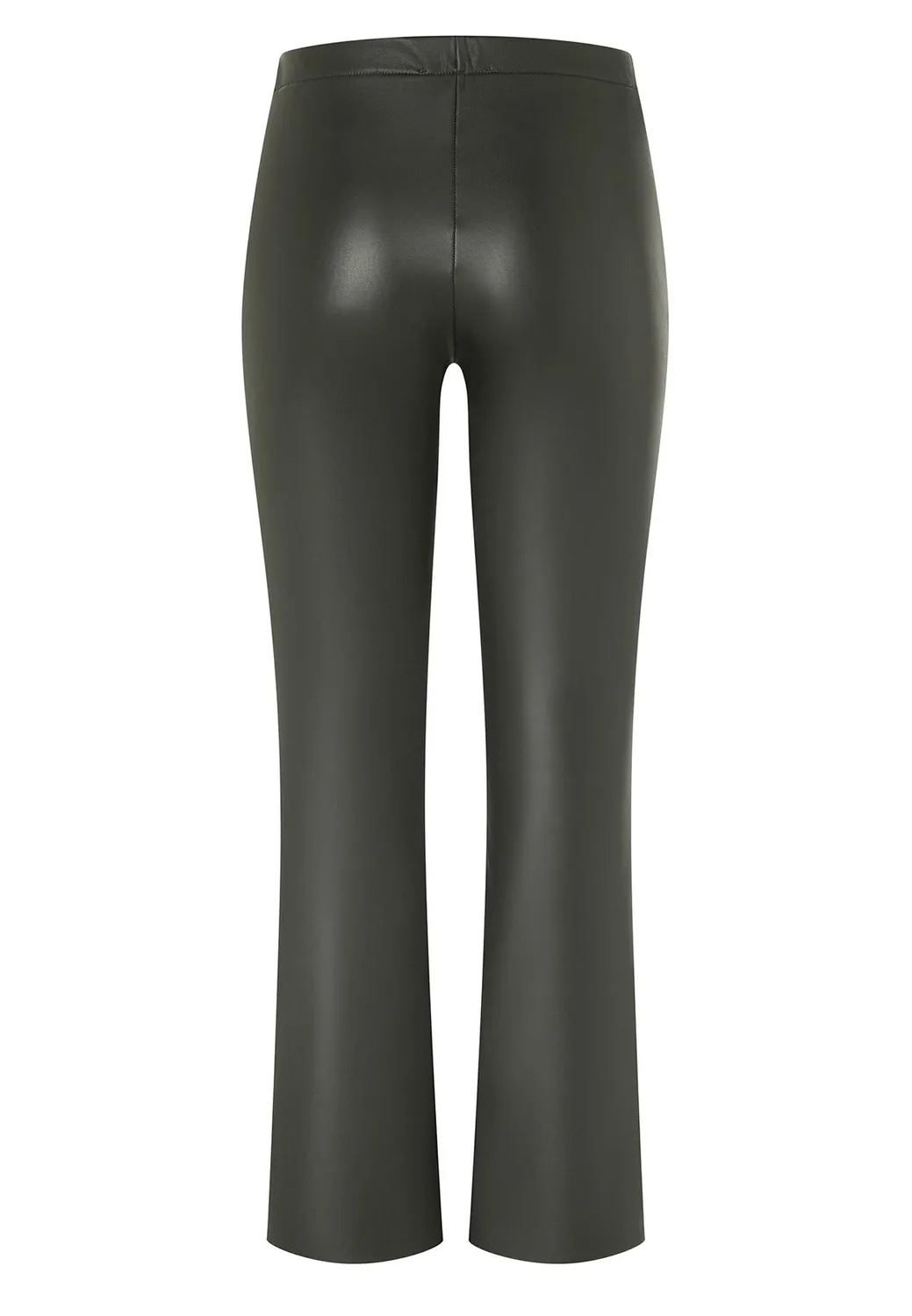 Ana Alcazar Habasi pantaloni ecopelle 7/8 neri