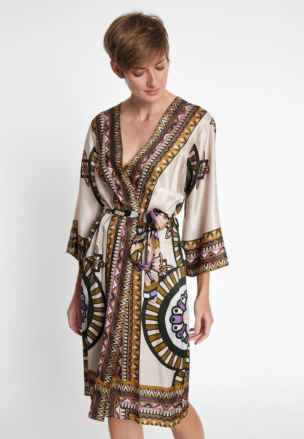 Ana Alcazar Lafora kimono seta fantasia cintura