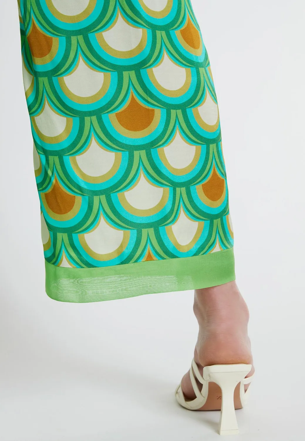 Ana Alcazar Kebly pantaloni pinocchietto satin