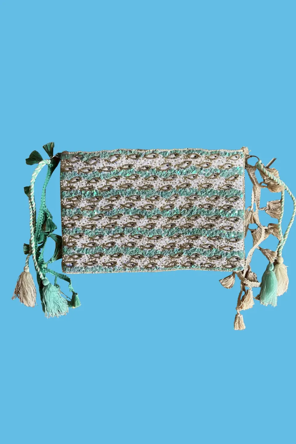 Antica Sartoria DV1724 pochette clutch oro cotone
