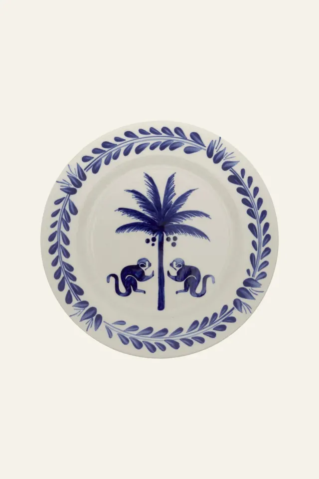 Johanna Ortiz Saimiri Set 2 piatti dessert blu