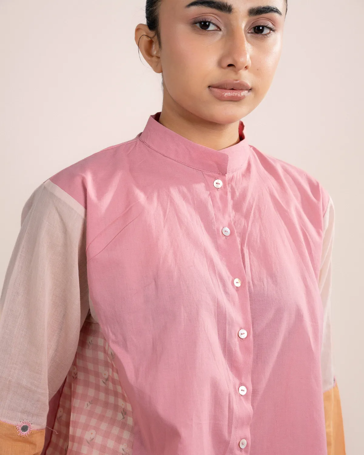Our Dve Lyra Shirt camicia rosa flesh cotone donna