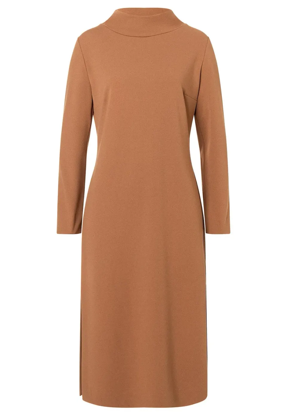 Ana Alcazar Sifyna abito midi beige collo alto