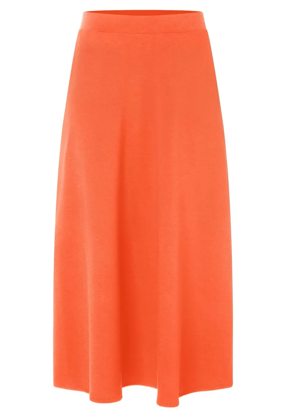 Ana Alcazar Sekiny gonna midi arancione jersey
