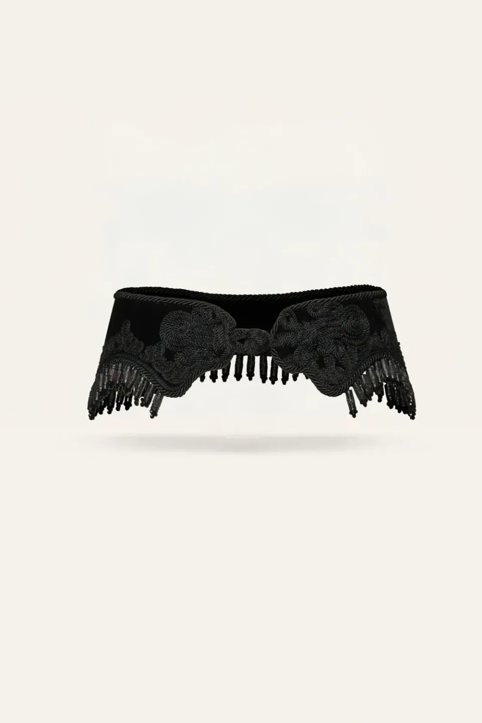 Johanna Ortiz Velvet Illusion cintura nera avvolgente