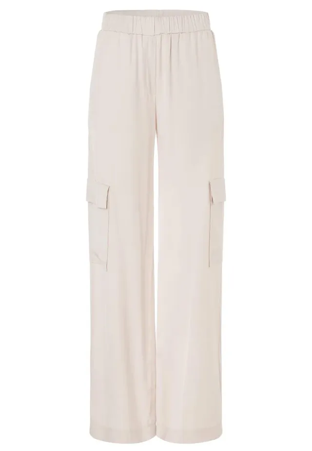 Ana Alcazar Raklis pantaloni cargo beige in cotone