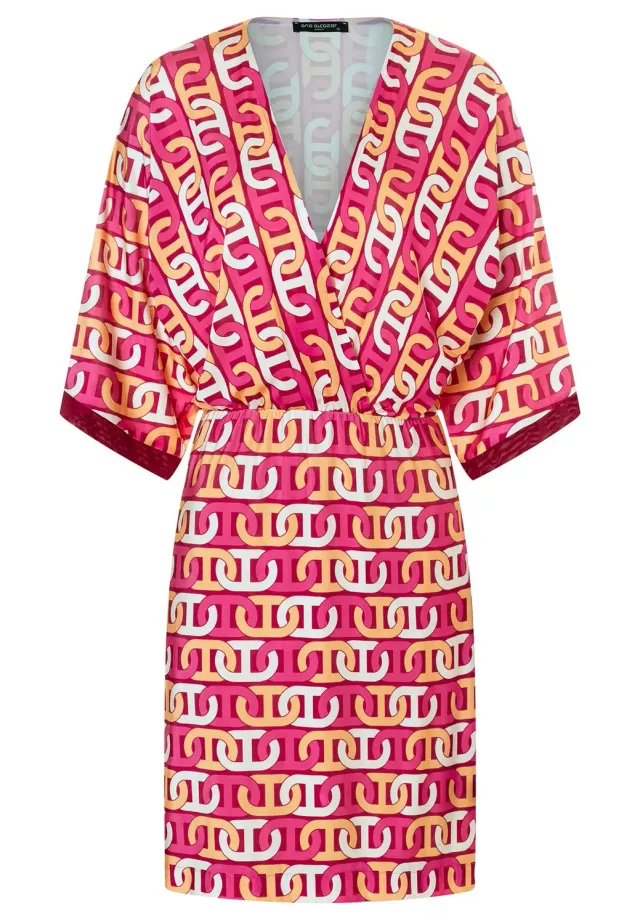 Ana Alcazar Wibby abito kimono corto fantasia