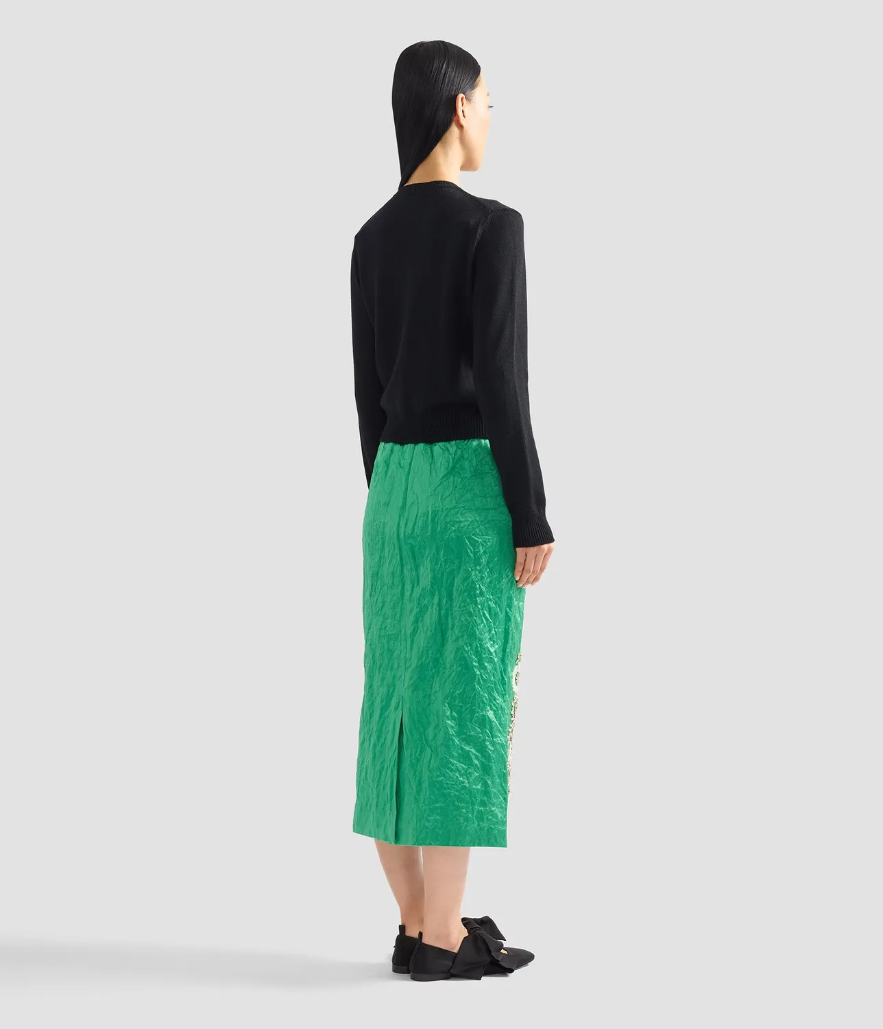 Erdem Cardigan Lana Merino Ricamato Perline
