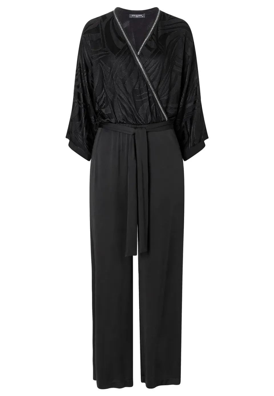 Ana Alcazar Sona tuta jumpsuit nera elegante