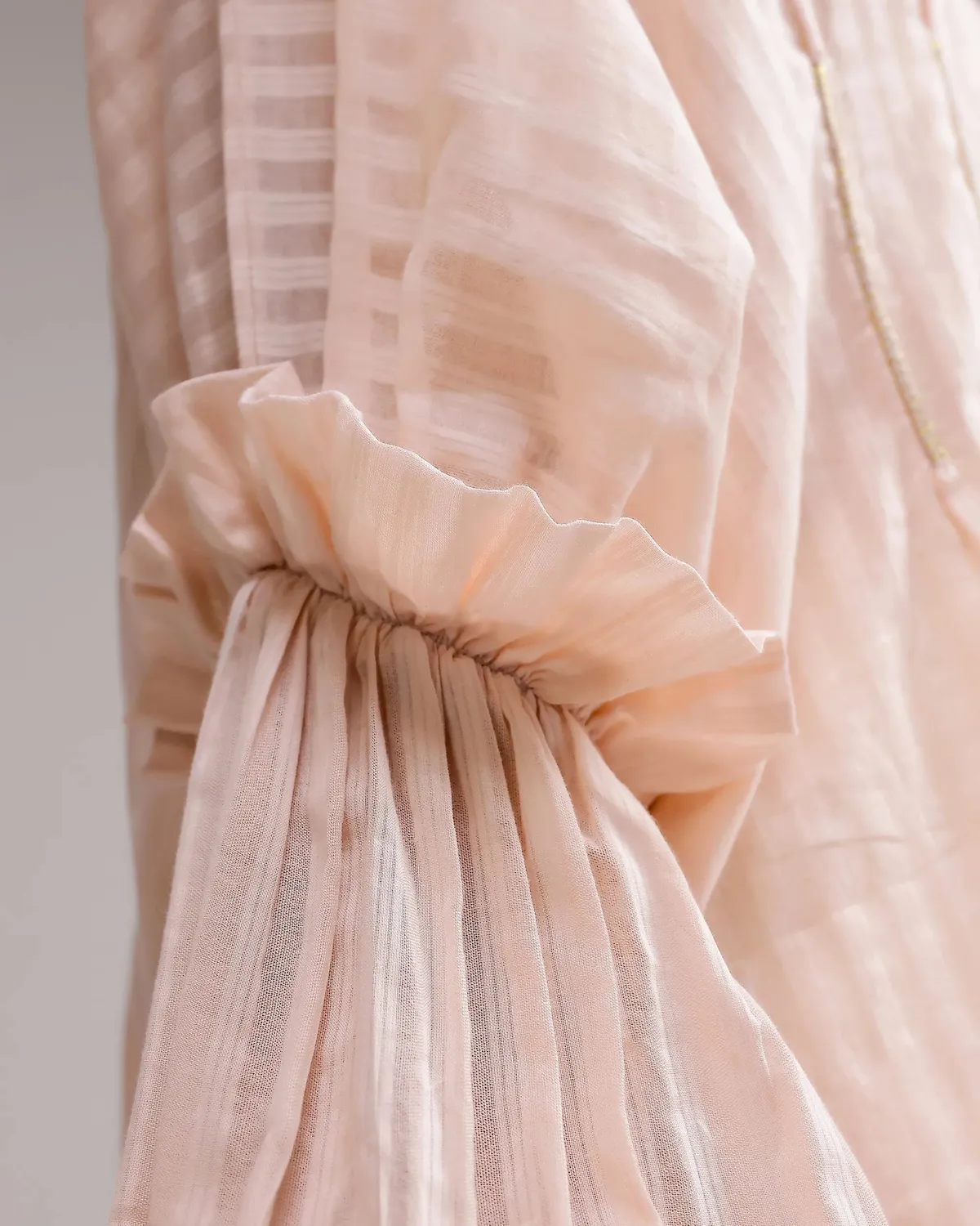 Our Dve Silent Stripe top rosa a righe taglia unica cotone