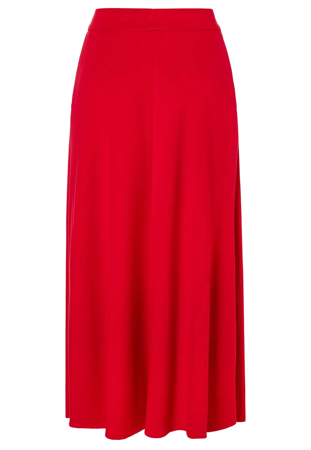 Ana Alcazar Sitara gonna midi rossa jersey