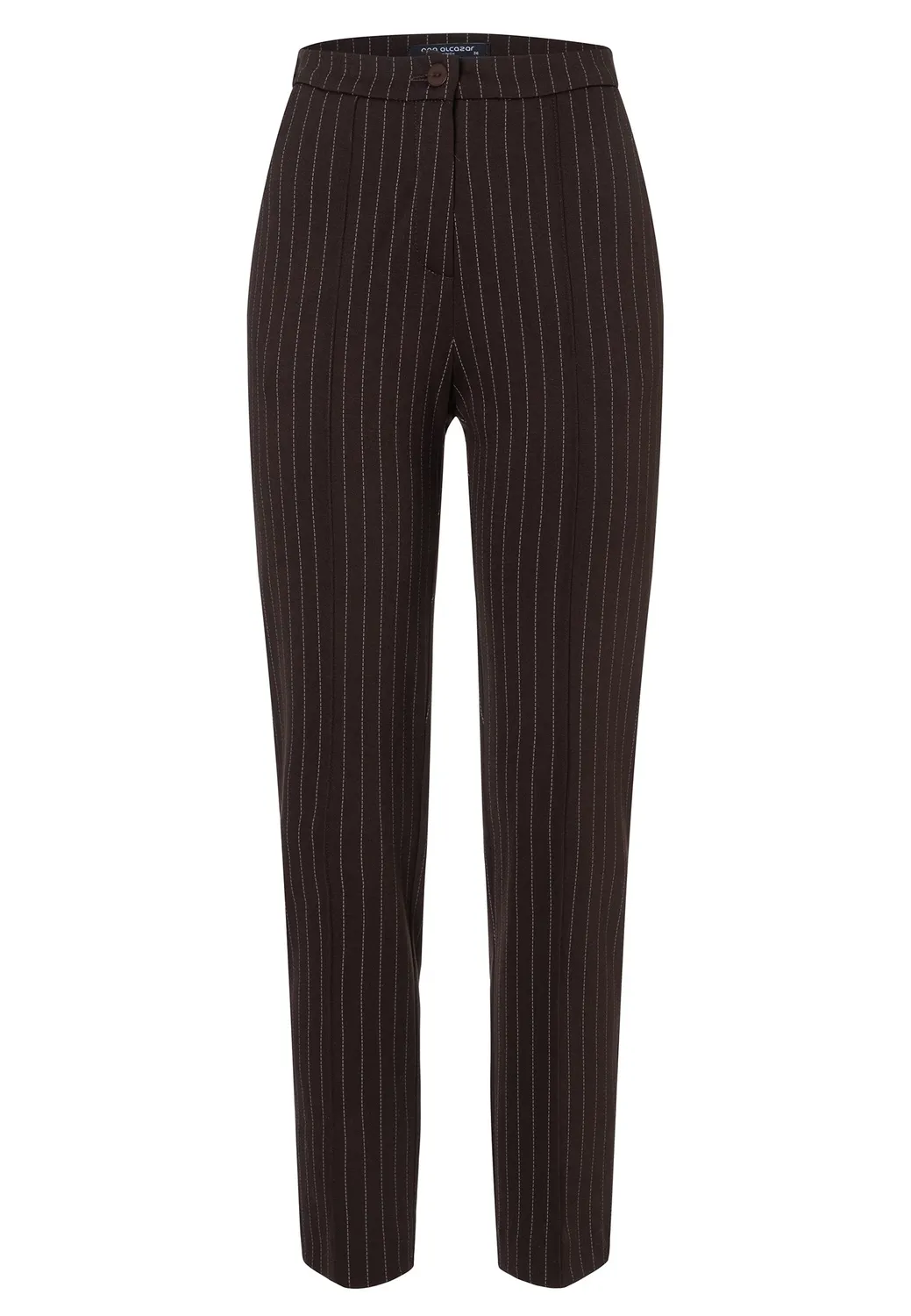 Ana Alcazar Elyrabelle pantaloni sigaretta gessato