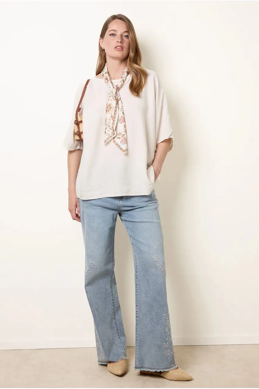 Blue Vanilla Scarf Viscose top viscosa pietra onesize