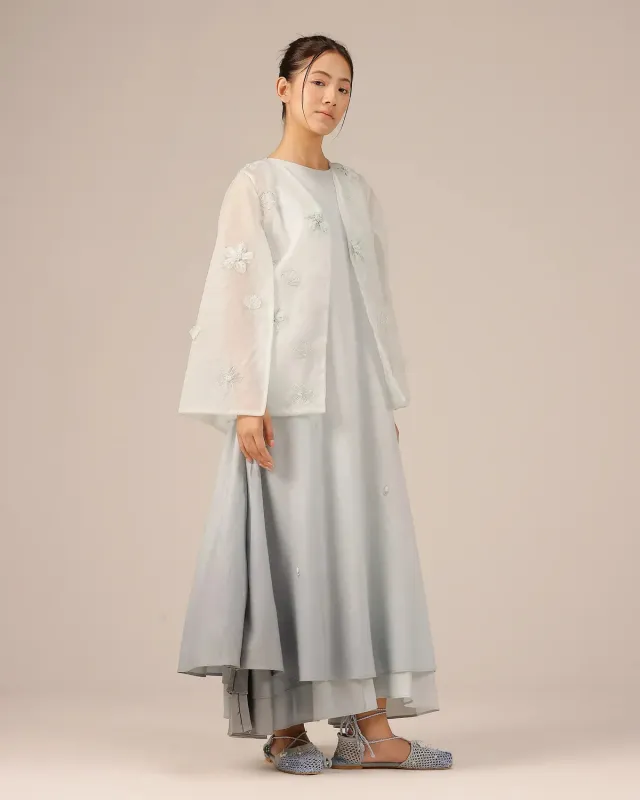 Our Dve Tropical Sorbet Wave Kiss completo grigio organza