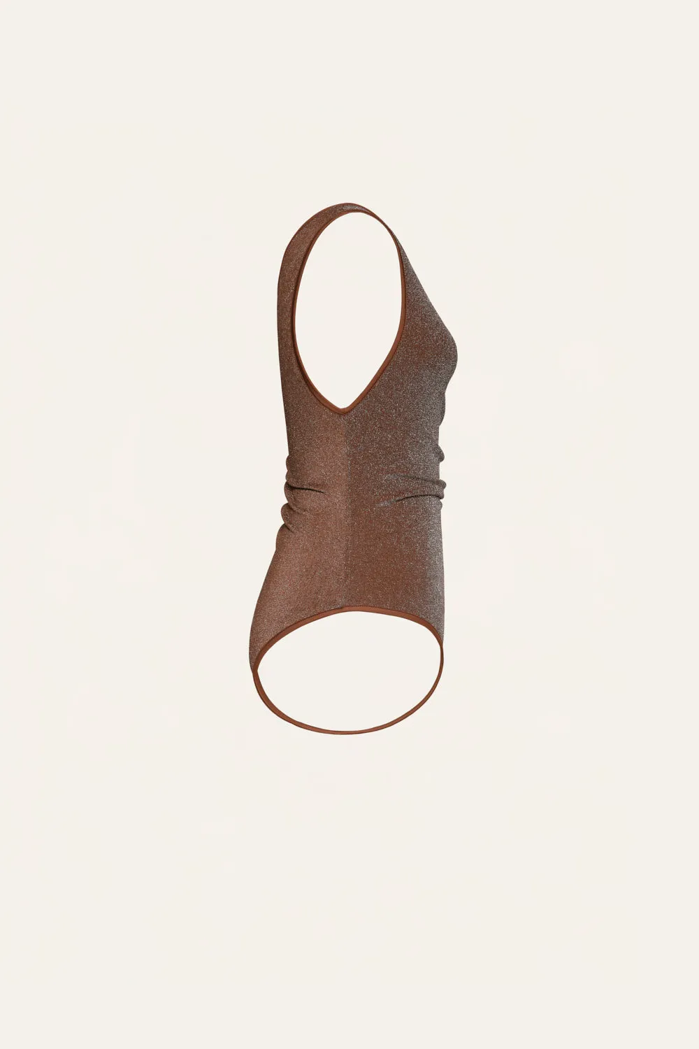 Johanna Ortiz Whispering costume intero lycra marrone
