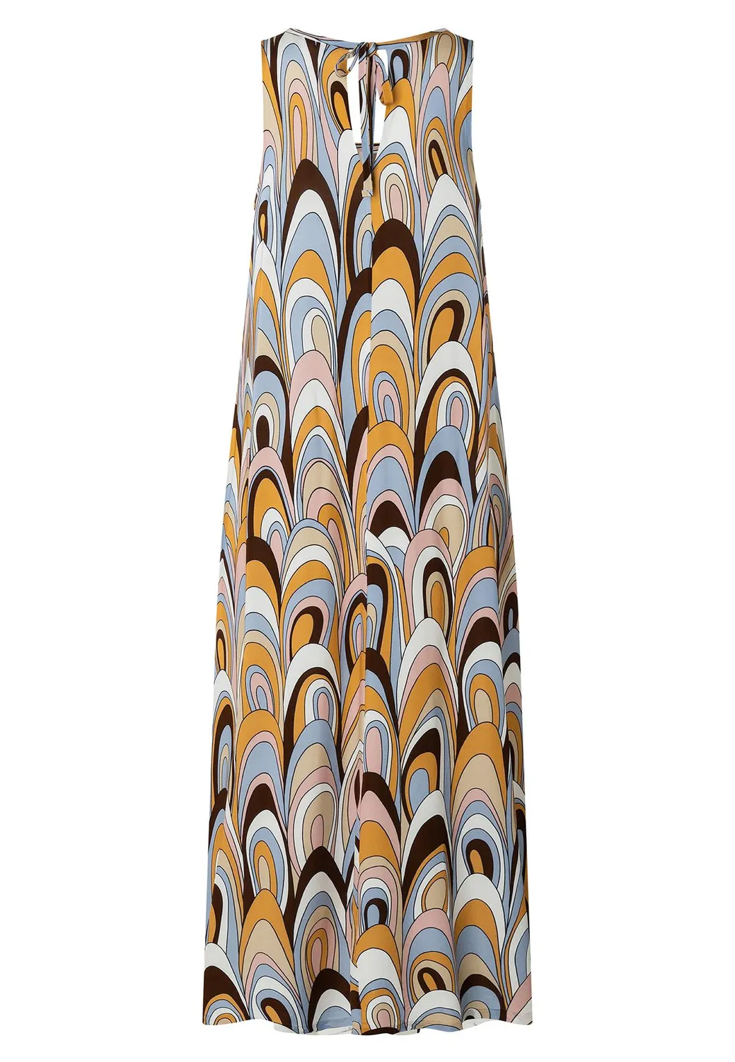 Ana Alcazar Kiby vestito midi stampa scollo rotondo